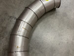 Rörböj 310 mm. 90°