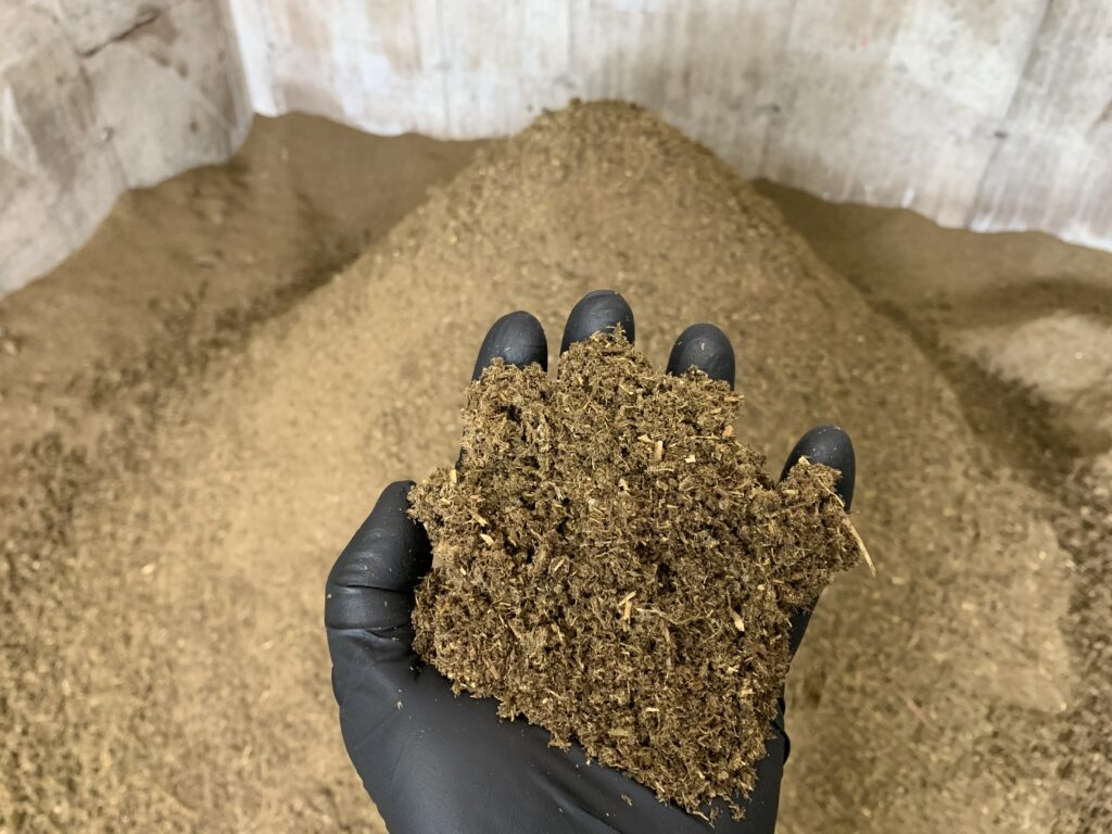 fiberströ för greenbedding